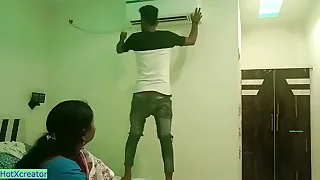 Indian cheating wife XXX hot sex with ac technician! Bhabhi sex